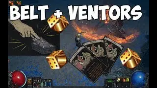 Path of Exile -  OPEN DIVINATION CARDS  ( BELT + THE RISK )