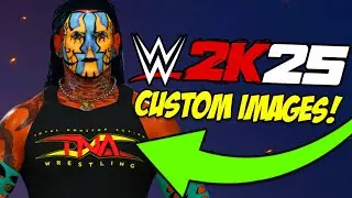 HOW TO UPLOAD CUSTOM IMAGES IN WWE 2K25!