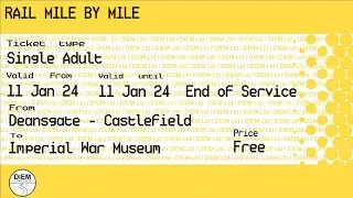 Deansgate-Castlefield to Imperial War Museum - Rail Mile by Mile 4K