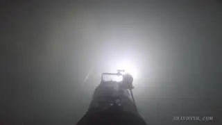 Velka Vrulja entrance in poor visibility