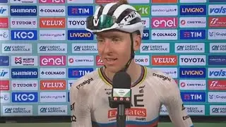 Tadej Pogacar - ILOMBARDIA Champion 2024 - Interview at the Finish - Pogacar Beats Remco Evenepoel