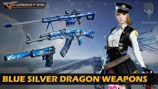CrossFire Vietnam || Barrett M82A1, AK-47 & Desert Eagle-S Blue Silver Dragon (Showcase)