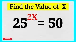 Nice Exponent Math Simplification | Find the Value Of X