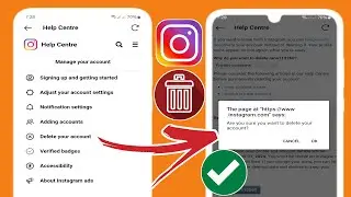 Как удалить учетную запись Instagram навсегда 2024 |  Удаление аккаунта Инстаграм