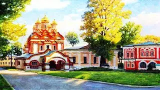 Московская осень. Художник Игорь Разживин