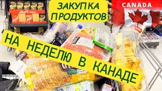 ЗАКУПКА ПРОДУКТОВ НА НЕДЕЛЮ В КАНАДЕ