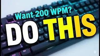 The FASTEST Way to Improve Typing Speed (DO THIS NOW) ⚡🔥 | 200 WPM CHALLENGE DAY 38
