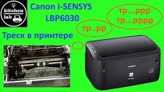 Треск в принтере canon lbp6030 - одна из причин и способ устранения.