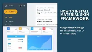 How to Install Material Skin Framework - Modern Google Material Design for VB NET C# Visual Studio