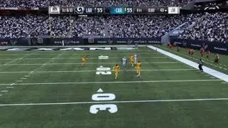 CRAZY ONE HAND CATCH GAME WINNER BUZZER BEATER on Madden 19