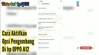 Cara Aktifkan Opsi Pengembang OPPO A12