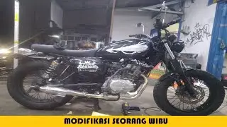 Modifikasi WIBU. Honda New Mega Pro menjadi Bratstyle WIBU #buildervlog #purwadipoerlo