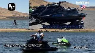 BradyB IRL | Breaking in the Ski ~ 9-29-24 Vlog | Yamaha GP SVHO
