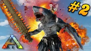 CONSIGO al *TIBURÓN HUMANO* 🔥 MONSTER WORLD 3 #2 🔥  ARK: Survival Evolved
