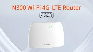 Tenda 4G03 N300 Wi-Fi 4G LTE Router