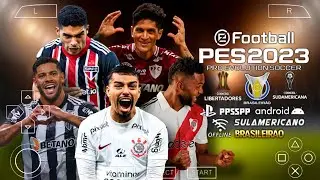 Pes 2023 PPSSPP Sul-Americano Atualizado Com Brasileirão e Libertadores