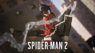 Spider-Man fighting like there's no tomorrow (Marvel's Spider-Man 2)