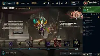 Unlocked "Hall of Legends' Battles Pass | League of Legends