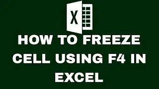 How to freeze cell in Excel? How to lock cell in Excel? #excel #exceltips