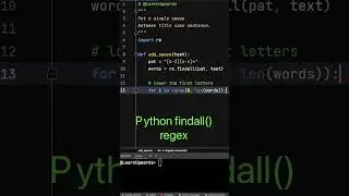 python words separation by regex 