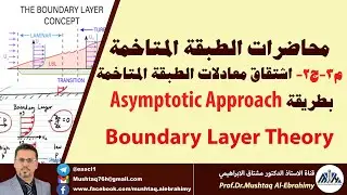 محاضرات الطبقة المتاخمة-م3-ج2 (اشتقاق المعادلات بالطريقة المقاربة) boundary layer equations