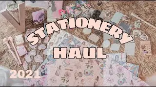STATIONERY HAUL (COLLECTION 2021) PANDAYAN, SHOPEE, IG SHOP / ASMR / NO TALKING VLOG / PH