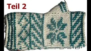 Strickschiff-Stulpen Teil 2