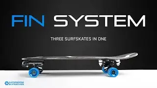 FIN System Demonstration | WATERBORNE SKATEBOARDS