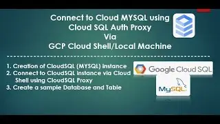 Connect GCP CloudSQL(MYSQL) instance using CloudSQL Proxy via CloudShell 