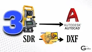 3- تحويل ملف SDR الي DXF باستخدام برنامج prolink