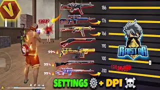 Free Fire Headshot setting 2025 ⚡️ Best Sensitivity Settings ⚙️| Sensitivity + HudSettings Free Fire