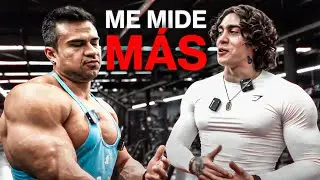 CARLOS BELCAST SE IMPRESIONA DEL TAMAÑO / LA RUTINA DE BRAZOS PARA QUE LOS DEJE DE TENER DE 35