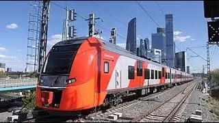 Прибытие "Ласточки" Москва - Минск. Краткое описание в описание|Транспортные Фанаты