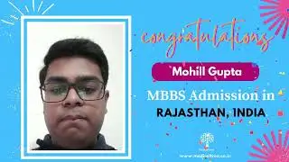 #medicaltree #mbbsadmission #mbbsindia Medical Tree Student Get #MBBS Admission in #Rajasthan, India