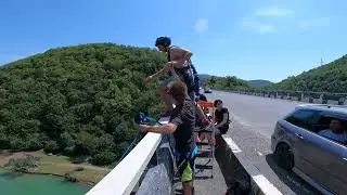 Extreme jump Georgia Ananuri