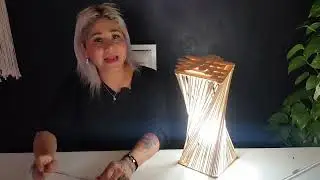 Como hacer una LAMPARA con PALITOS DE HELADO