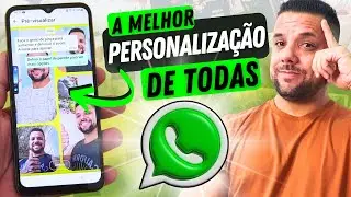 Como COLOCAR UMA FOTO Como PLANO DE FUNDO das Conversas dos Grupos no WHATSAPP