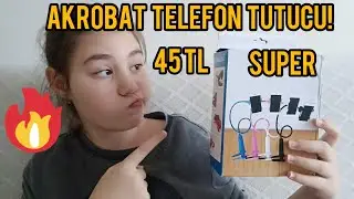 Akrobat telefon tutucu|ders, görüntülü konușma, youtuber tepe çekim tripodum!