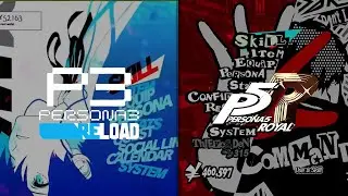 Persona 5 vs Persona 3 Reload UI Comparison