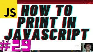 JAVASCRIPT +  CSS + HTML #29 | How to Print in JAVASCRIPT | HTML ,CSS & Javascript| Web Development