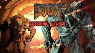 DOOM 3 Essential HD Pack v2.0 Remaster 4K Comparison Preview