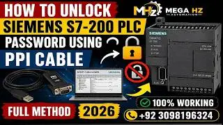 How to Unlock Siemens S7-200 PLC Password using PPI Cable | MicroWIN Full Method 2026 | 