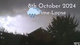 8 October 2024 Time-Lapse - Northamptonshire, UK