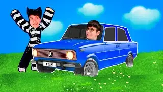 СОБИРАЮ МАШИНУ И ЕДУ НА НЕЙ 24 ЧАСА В РОБЛОКС ! ДОЛГАЯ ДОРОГА В РОБЛОКС