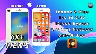 iPhone 8 Plus ios (16.7.12) iCloud Bypass Without Network | Hello Screen | Unlock Tool 2025