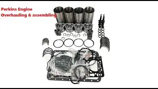 Engine Assembling after Overhauling | Perkins Engine assembling | Three Cylinder| Telecom Operations