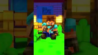 Trading with a Minecraft Villager #shorts