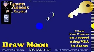 Draw the Moon on Access Reports using VBA
