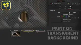 Paint on Transparent Backgrounds in Fusion for DaVinci Resolve