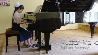 Маликова Муаттар (9лет) ученица ДМШ -3 им. А.Ленского г. Душанбе .Класс преподователя Касымовой Ф.Ш.